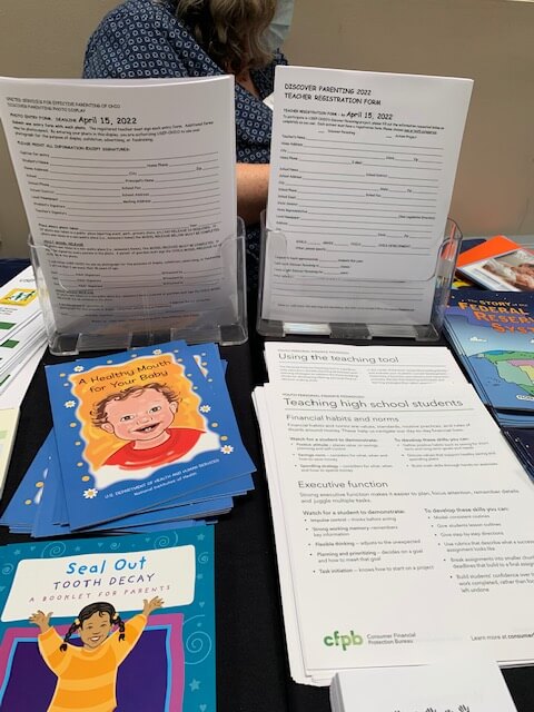 Discover Parenting Exhibit at the 2021 Ohio Association of Teachers of Family and Consumer Sciences Conference